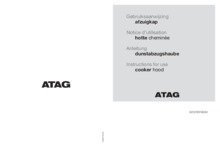 Gebruiksaanwijzing ATAG afzuigkap downdraft zwart WDD9074MM