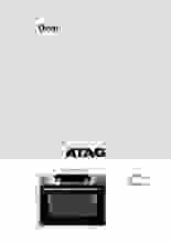 Gebruiksaanwijzing ATAG combi-stoomoven inbouw blacksteel CS46121C