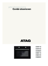 Gebruiksaanwijzing ATAG combi-stoomoven inbouw blacksteel CS46121D