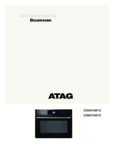 Gebruiksaanwijzing ATAG combi-stoomoven zwart inbouw CS4574M1C
