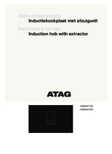 Gebruiksaanwijzing ATAG inductie kookplaat met afzuiging inbouw HIDD8472EV