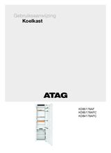 Gebruiksaanwijzing ATAG koelkast inbouw KD85178AF