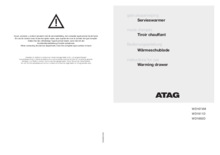 Gebruiksaanwijzing ATAG warmhoudlade inbouw WD1674M