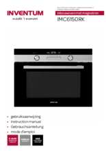 Gebruiksaanwijzing INVENTUM oven met magnetron inbouw IMC6150RK