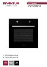 Gebruiksaanwijzing INVENTUM oven zwart inbouw IOC6070GK