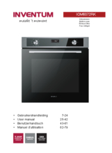 Gebruiksaanwijzing Inventum oven inbouw IOM6072RK
