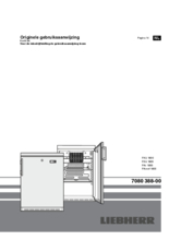 Gebruiksaanwijzing LIEBHERR koelkast professioneel FKv1800-20