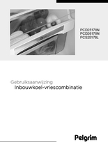 Gebruiksaanwijzing PELGRIM koelkast inbouw PCD26178N