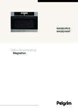 Gebruiksaanwijzing PELGRIM magnetron inbouw MAG824RVS