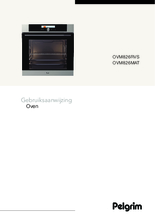 Gebruiksaanwijzing PELGRIM oven inbouw OVM826RVS