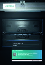 Gebruiksaanwijzing SIEMENS oven met magnetron inbouw CM678G4S1