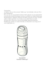 Gebruiksaanwijzing SMEG bottle-to-go fles BGF01