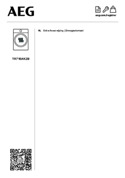 Instructie AEG droger warmtepomp TR718AK2B