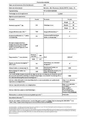 Instructie AEG droger warmtepomp TR71AACHEN