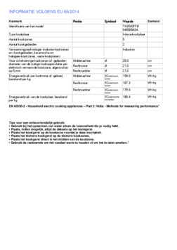 Instructie AEG kookplaat inbouw inductie TK95II0FFB