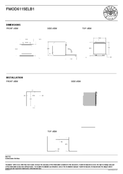 Instructie BERTAZZONI oven inbouw FMOD6115ELB1
