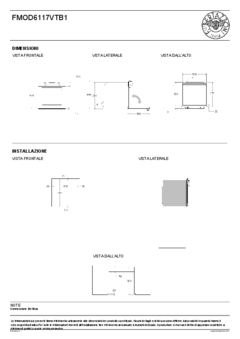 Instructie BERTAZZONI stoomoven inbouw FMOD6117VTB1