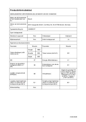 Instructie BOSCH koelkast rvs KGN362I1F