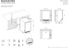 Instructie DUNAVOX wijnkoelkast onderbouw DAUF 45.125DMB.TO
