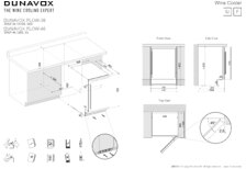 Instructie DUNAVOX wijnkoelkast onderbouw DAUF 46.138C