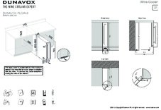 Instructie DUNAVOX wijnkoelkast onderbouw zwart FLOW DAUF 8.23B