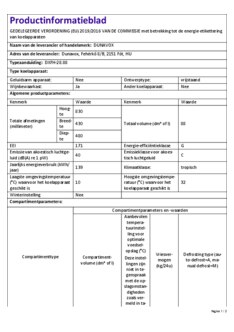 Instructie DUNAVOX wijnkoelkast zwart DXFH 28.88
