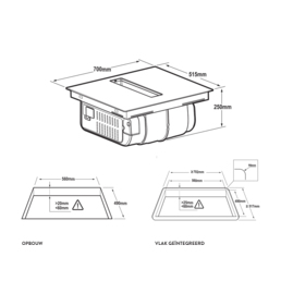 Instructie ETNA inductie kookplaat met afzuiging inbouw AKI580ZT