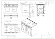 Instructie FALCON fornuis Continental 1092 inductie RVS