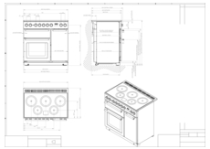 Instructie FALCON fornuis Nexus 90 inductie zwart