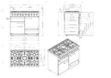 Instructie FALCON fornuis gas Deluxe 1092 gas