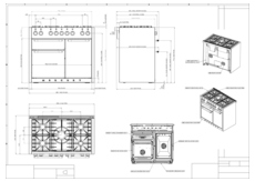 Instructie FALCON fornuis gas Mercury 1082 gas