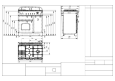 Instructie FALCON fornuis gas cranberry Classic 90 gas