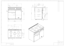 Instructie FALCON fornuis inductie Deluxe 1000 inductie