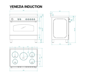Instructie FRATELLI fornuis inductie crème VE2960I5FEMIVB