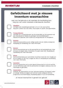 Instructie INVENTUM wasmachine VWM8030B