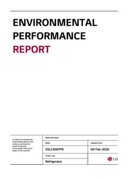 Instructie LG side by side koelkast GSLC40EPPE