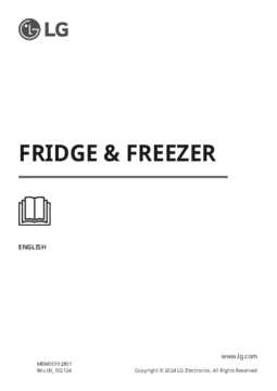 Instructie LG side by side koelkast GSXE91EVAD