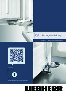 Instructie LIEBHERR koelkast CBNSDA 775I 