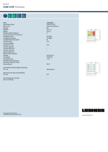 Instructie LIEBHERR koelkast biofresh inbouw SUIB 1550 25