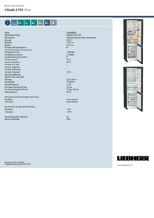 Instructie LIEBHERR koelkast blacksteel CNbdb 5733 20