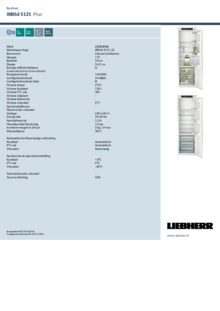 Instructie LIEBHERR koelkast inbouw IRBSd5121 22