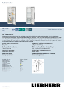 Instructie LIEBHERR koelkast rvs SRsdd 5230 22