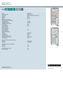 Instructie LIEBHERR koelkast rvs look CNsfc 573i 22