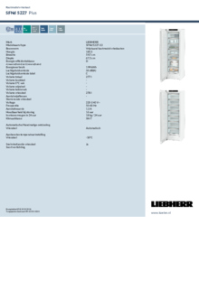 Instructie LIEBHERR koelkast side by side XRF 5220 20