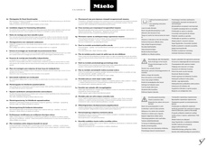 Instructie MIELE vaatwasser G7040 SC BW