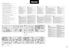Instructie MIELE vaatwasser inbouw G 5432 SCI CLST