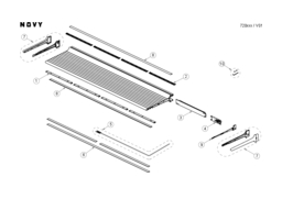 Instructie NOVY keuken verlichting SHELF MINERAL WHITE 95CM
