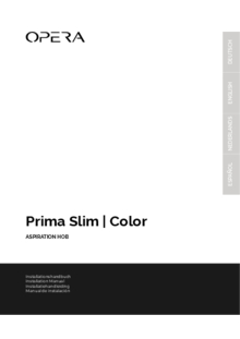 Instructie OPERA inductie kookplaat met afzuiging inbouw DPC78B10A