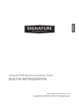 Instructie SKS koelkast inbouw SKSCR3031P