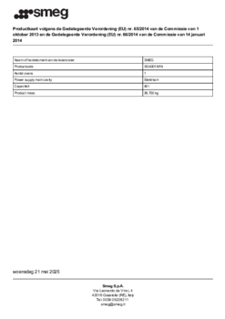 Instructie SMEG oven met magnetron inbouw SO4301M1N